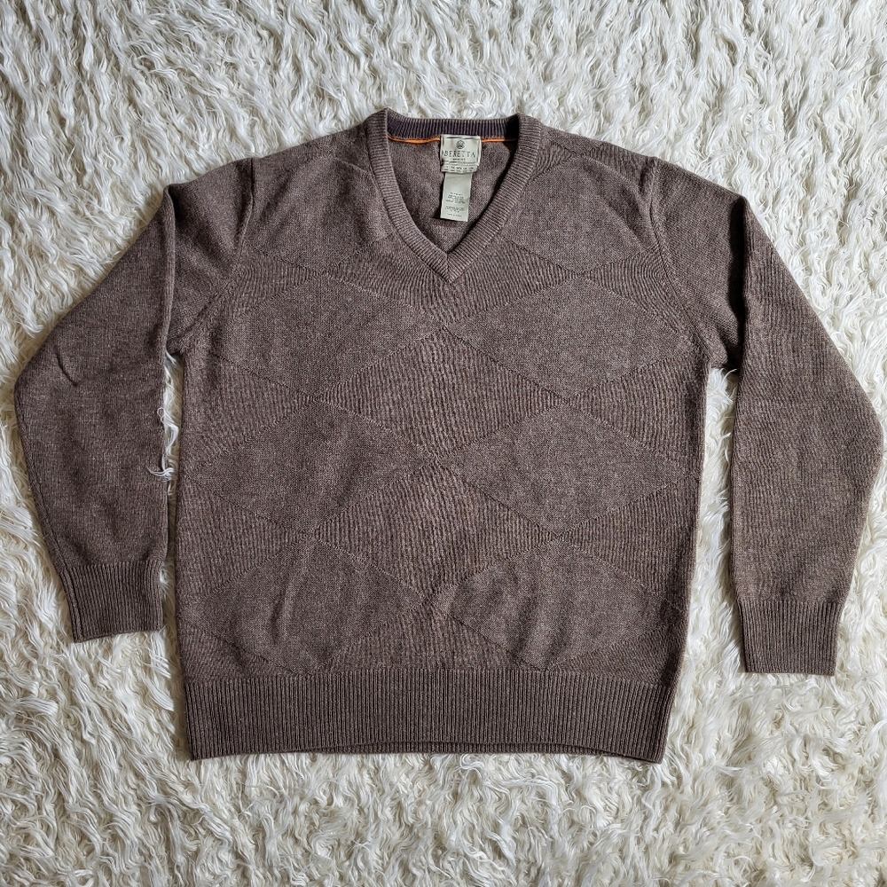 Beretta V-Neck Shooting Lambswool Sweater Men’s XL